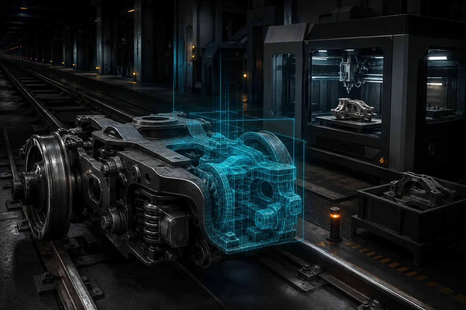 Conceptual illustration of Distributed Spare Parts on Demand
